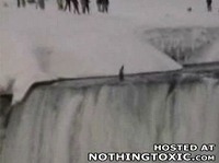 ナイアガラの滝から自殺
